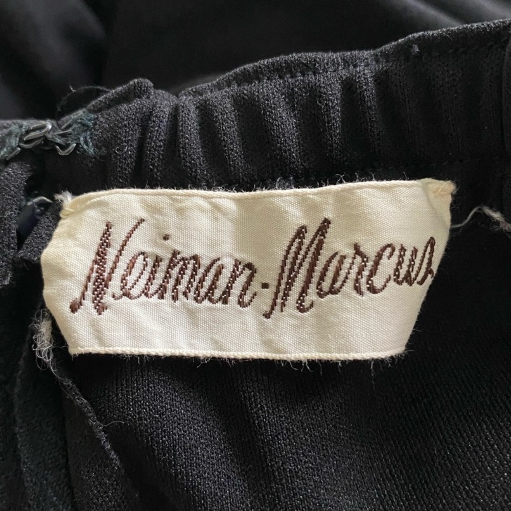 Vintage 90s Neiman Marcus Formal Black Dress - long cocktail - women’s small - Picture 13 of 13